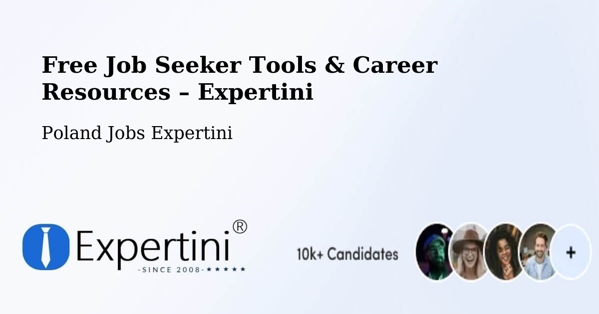Free Job Seeker Tools & Career Resources – Międzychód - Międzychód, Poland Jobs Expertini